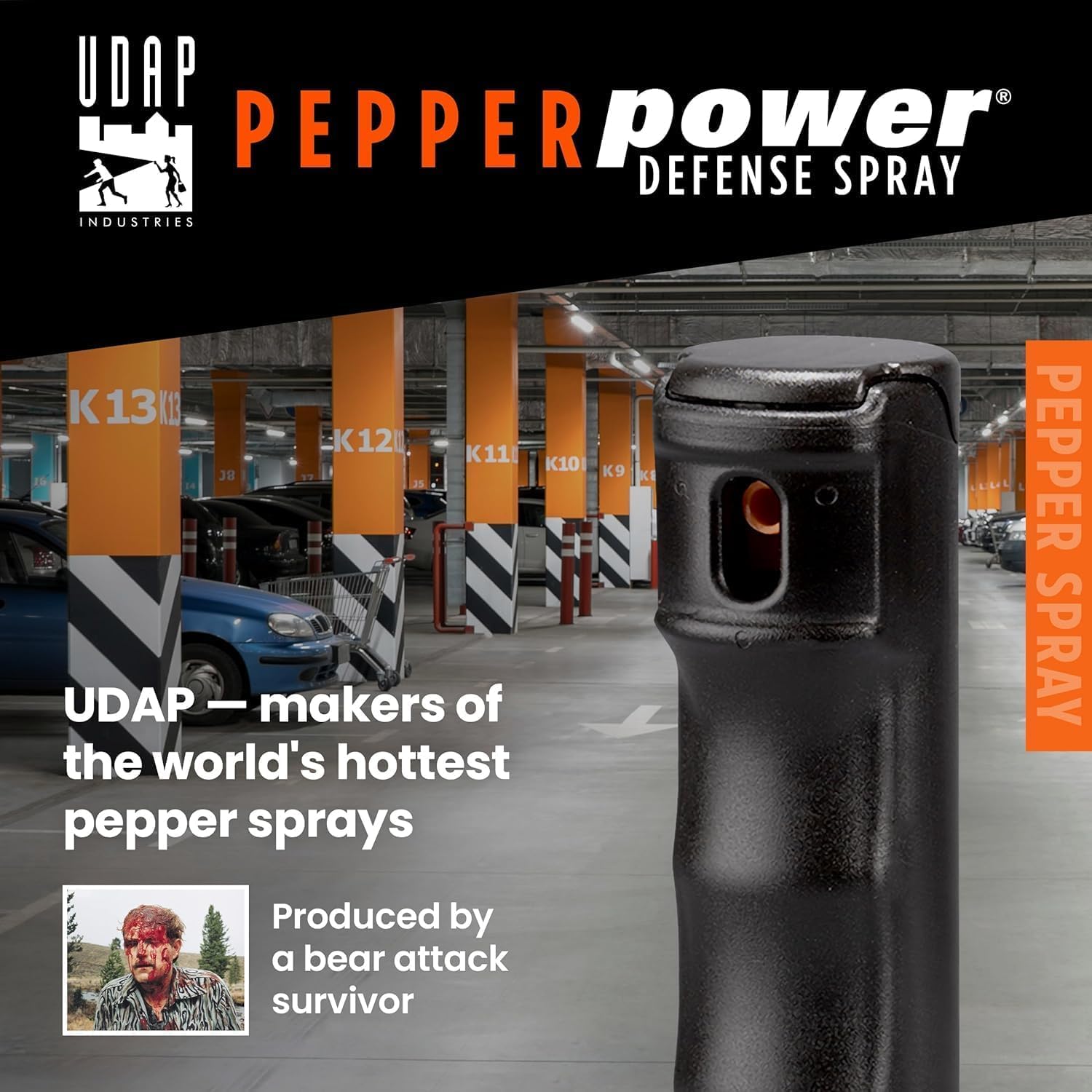 Amazon | UDAP【護身用 催涙スプレー】Pepper Power 護身用グッズ